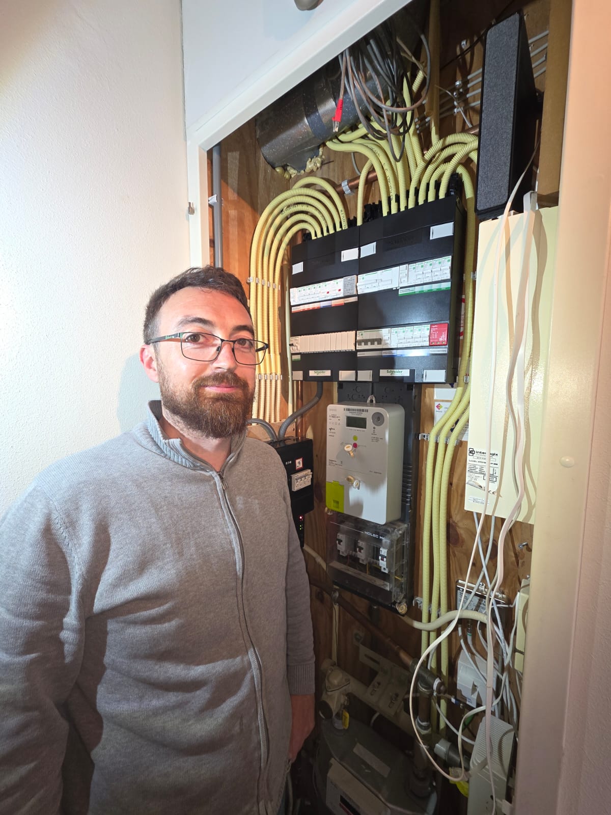 Elektrotechnische installatie en groepenkast