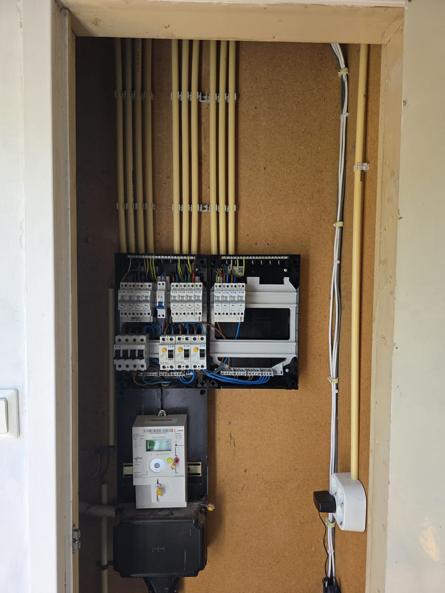 Verdeelkast en elektrische installatie